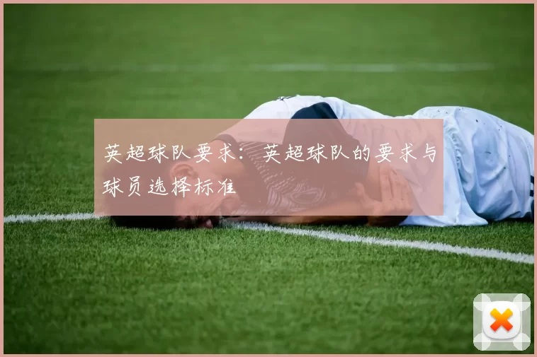 英超球队要求：英超球队的要求与球员选择标准